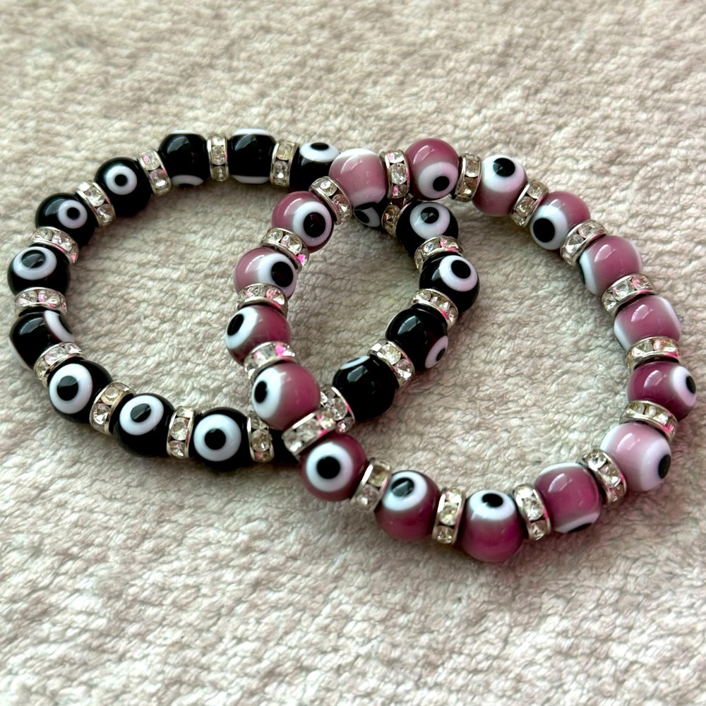Evil Eye Bracelets (Set of two)